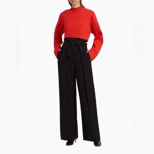 3.1 Phillip Lim Origami Straight-Leg High-Waist trouser with Rope Tie